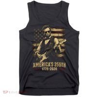Abraham Lincoln Rocking Out for America's 250th Celebration Tank Top thumb 0