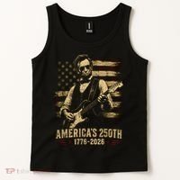 Abraham Lincoln Rocking Out for America's 250th Celebration Tank Top thumb 2