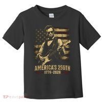 Abraham Lincoln Rocking Out for America's 250th Celebration Toddler T-Shirt thumb 0