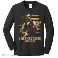 Abraham Lincoln Rocking Out for America's 250th Celebration Kids Long Sleeve Shirt thumb 0