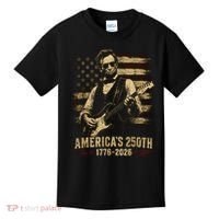 Abraham Lincoln Rocking Out for America's 250th Celebration Kids T-Shirt thumb 0