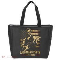 Abraham Lincoln Rocking Out for America's 250th Celebration Tote Bag thumb 0