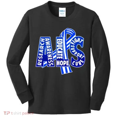 ALS Awareness Kids Long Sleeve Shirt