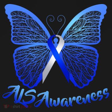 ALS Awareness Butterfly Backpack