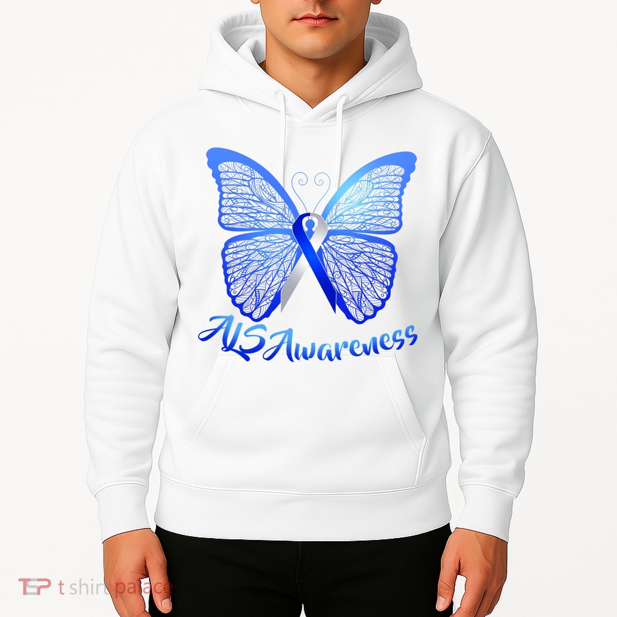 ALS Awareness Butterfly Hoodie