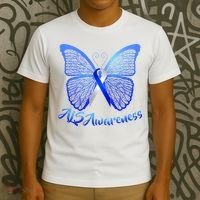 ALS Awareness Butterfly T-Shirt thumb 3