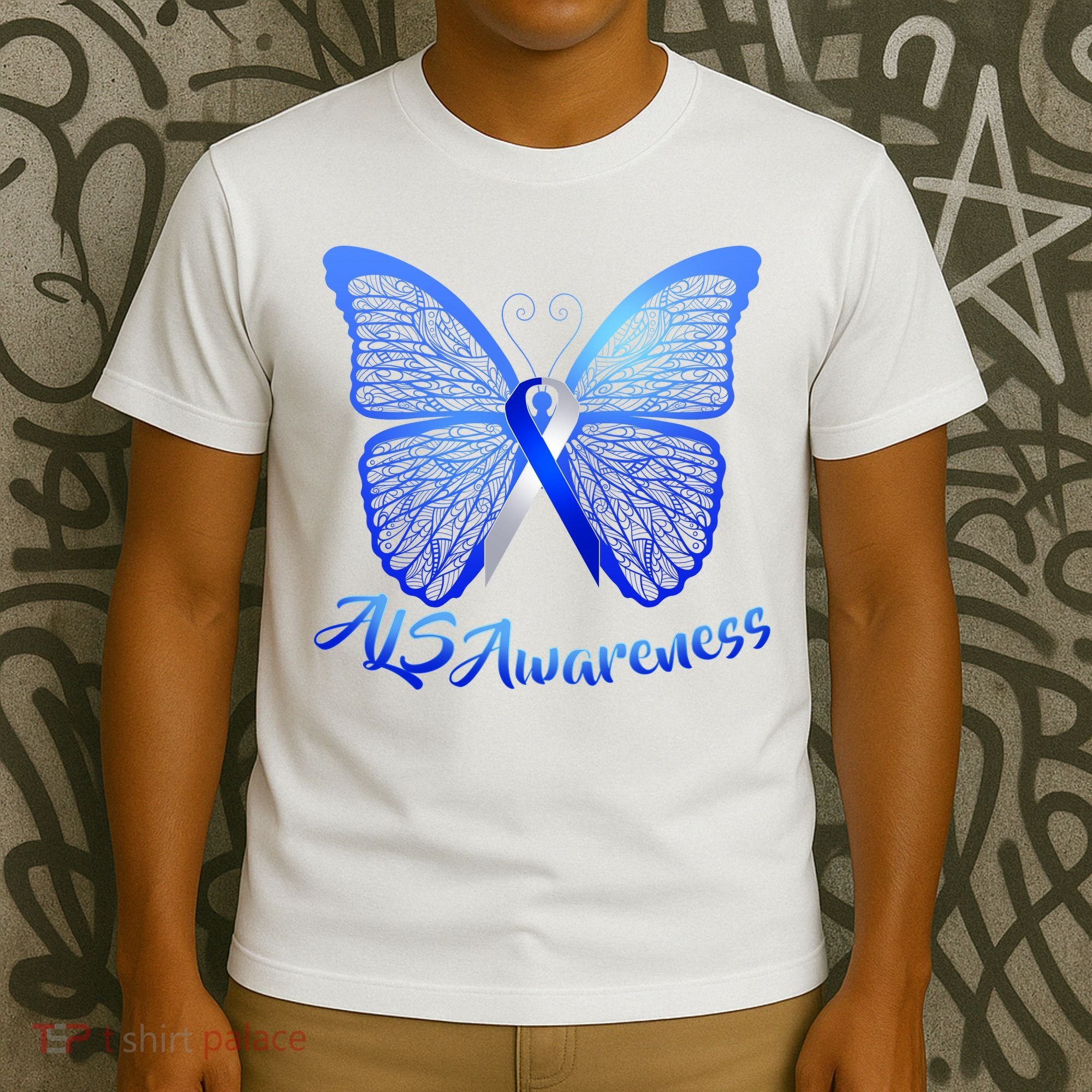 ALS Awareness Butterfly T-Shirt