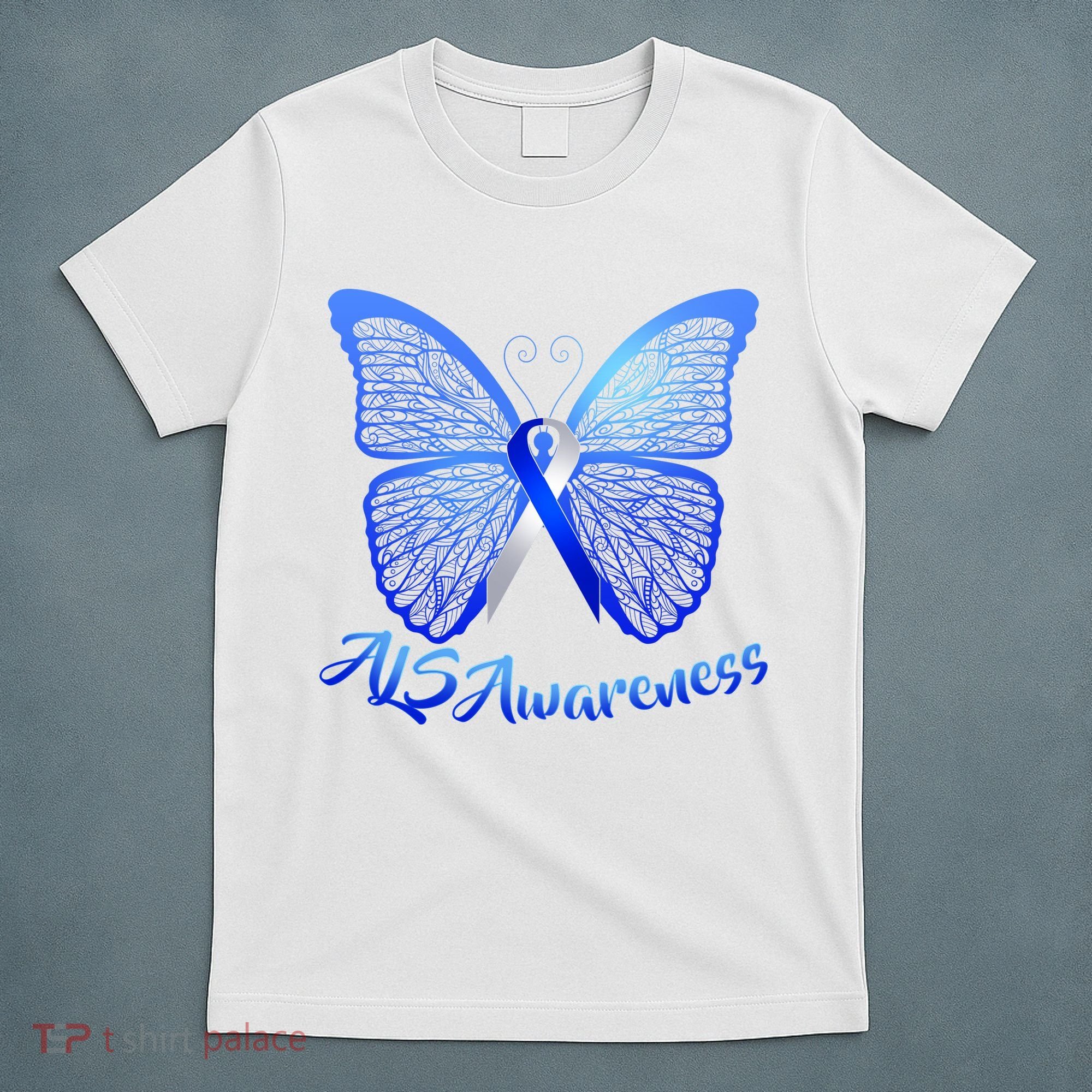 ALS Awareness Butterfly T-Shirt
