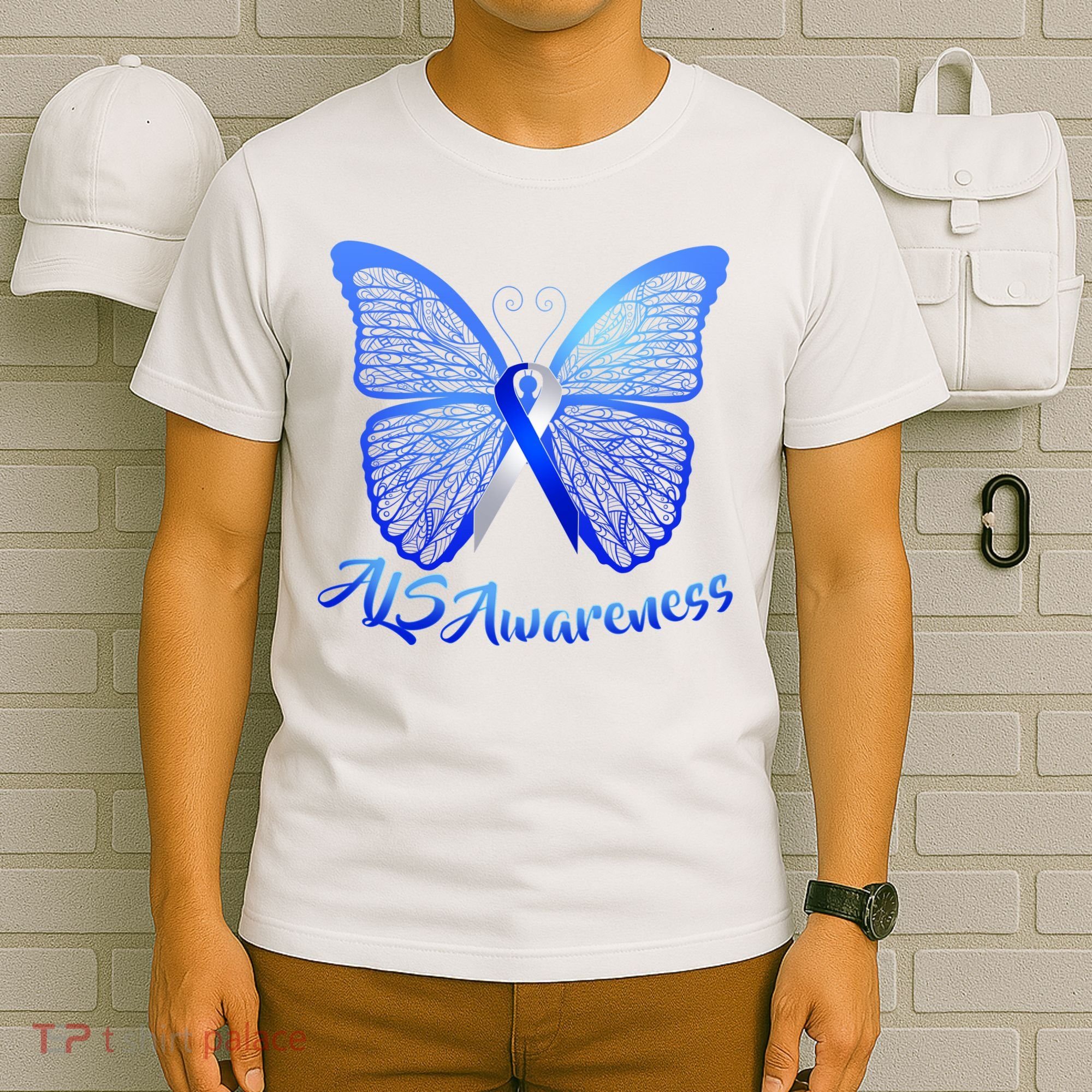 ALS Awareness Butterfly T-Shirt