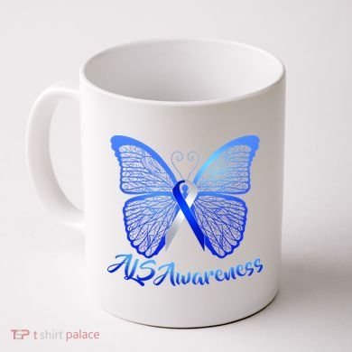 ALS Awareness Butterfly Coffee Mug