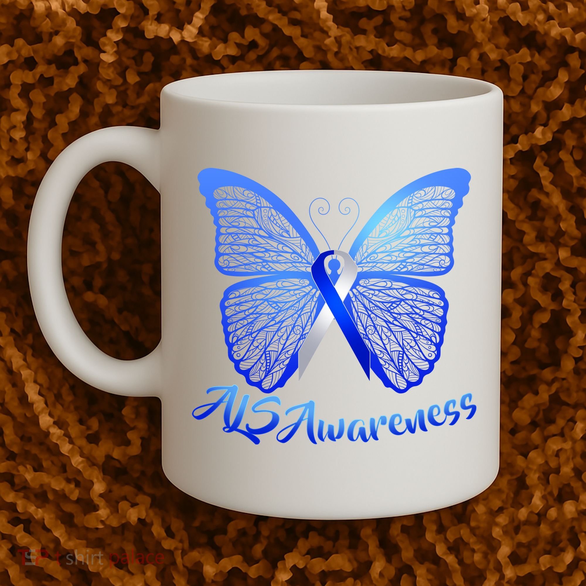 ALS Awareness Butterfly Coffee Mug