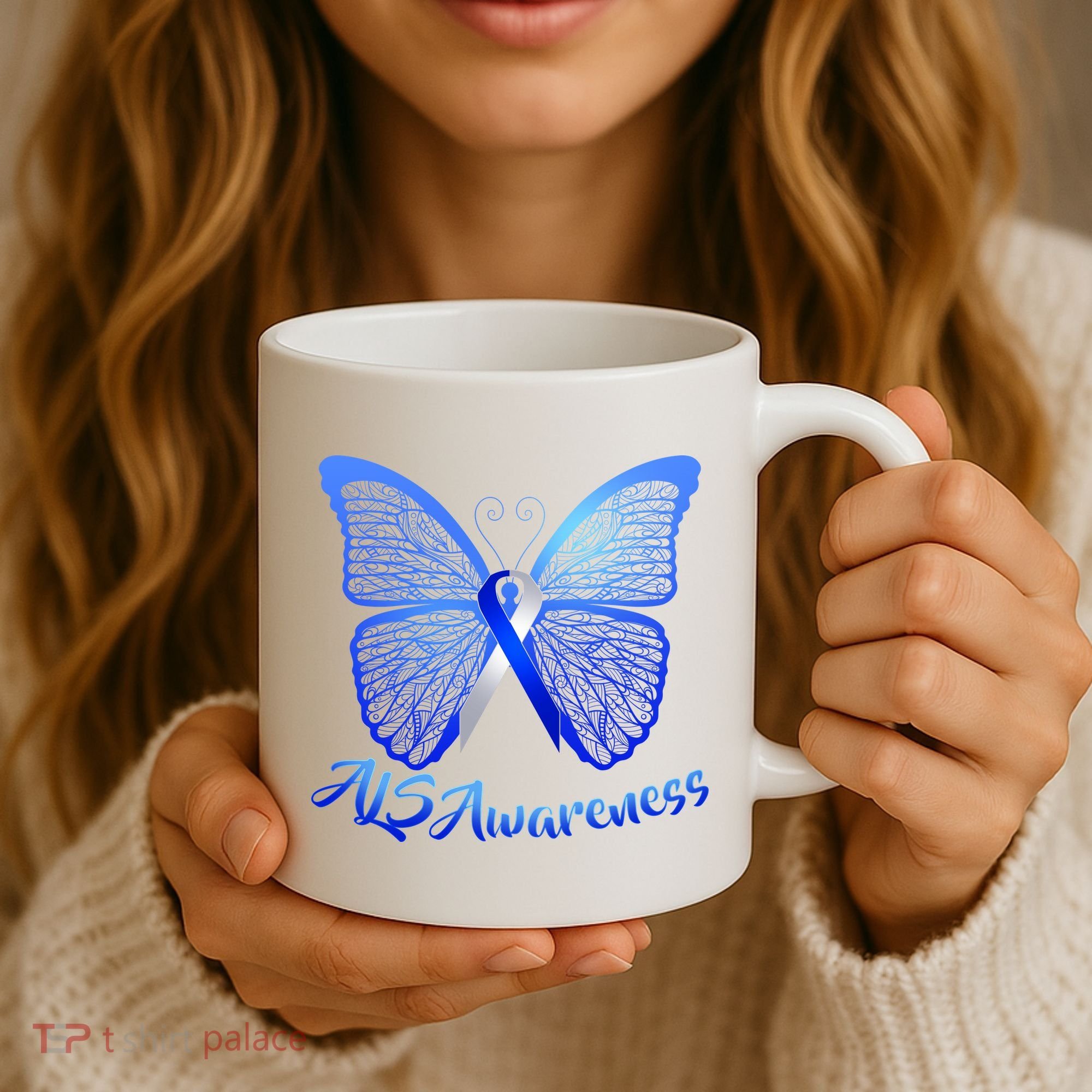 ALS Awareness Butterfly Coffee Mug