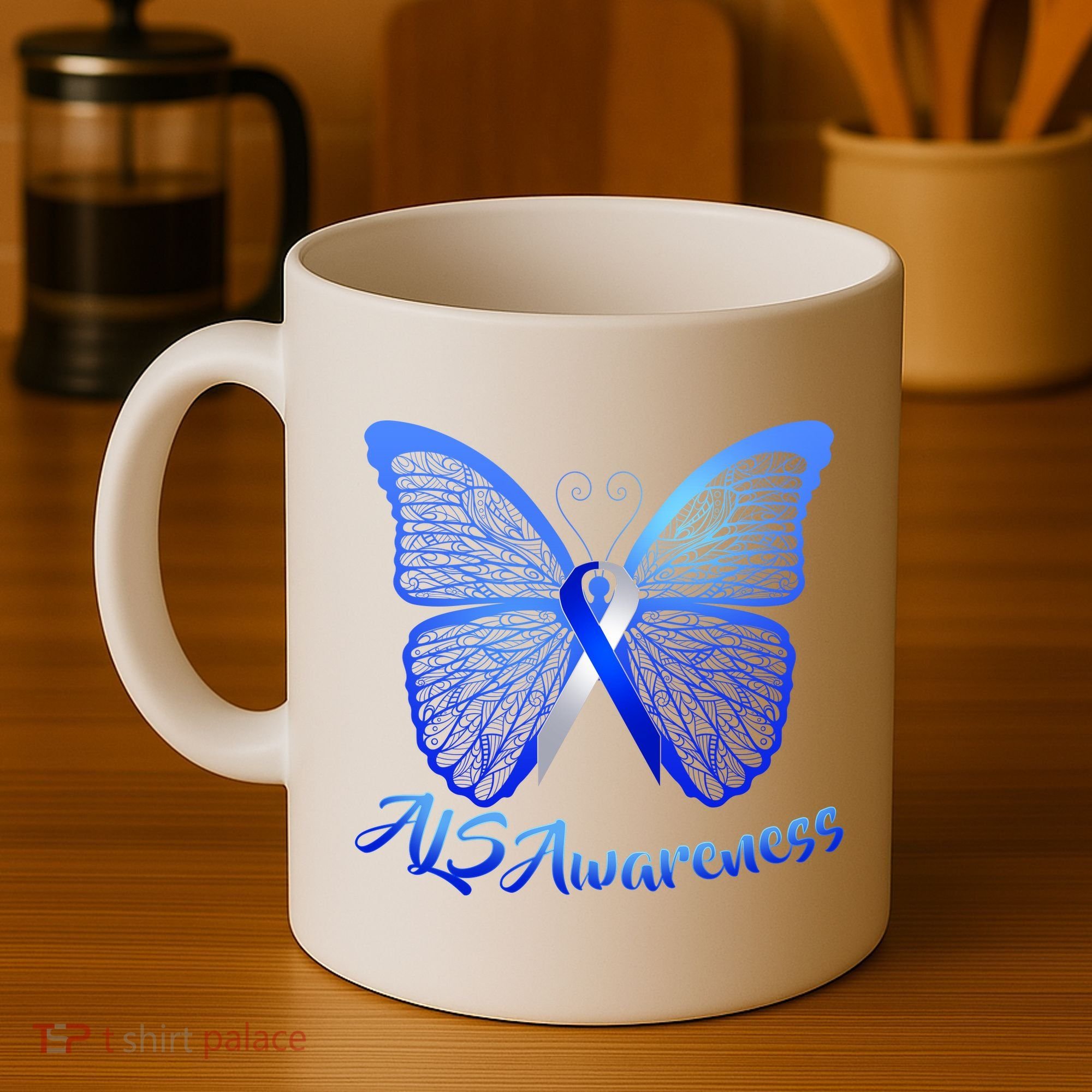 ALS Awareness Butterfly Coffee Mug