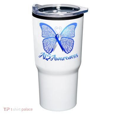 ALS Awareness Butterfly Tumbler