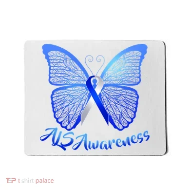 ALS Awareness Butterfly Mousepad