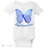 ALS Awareness Butterfly Baby Bodysuit thumb 0