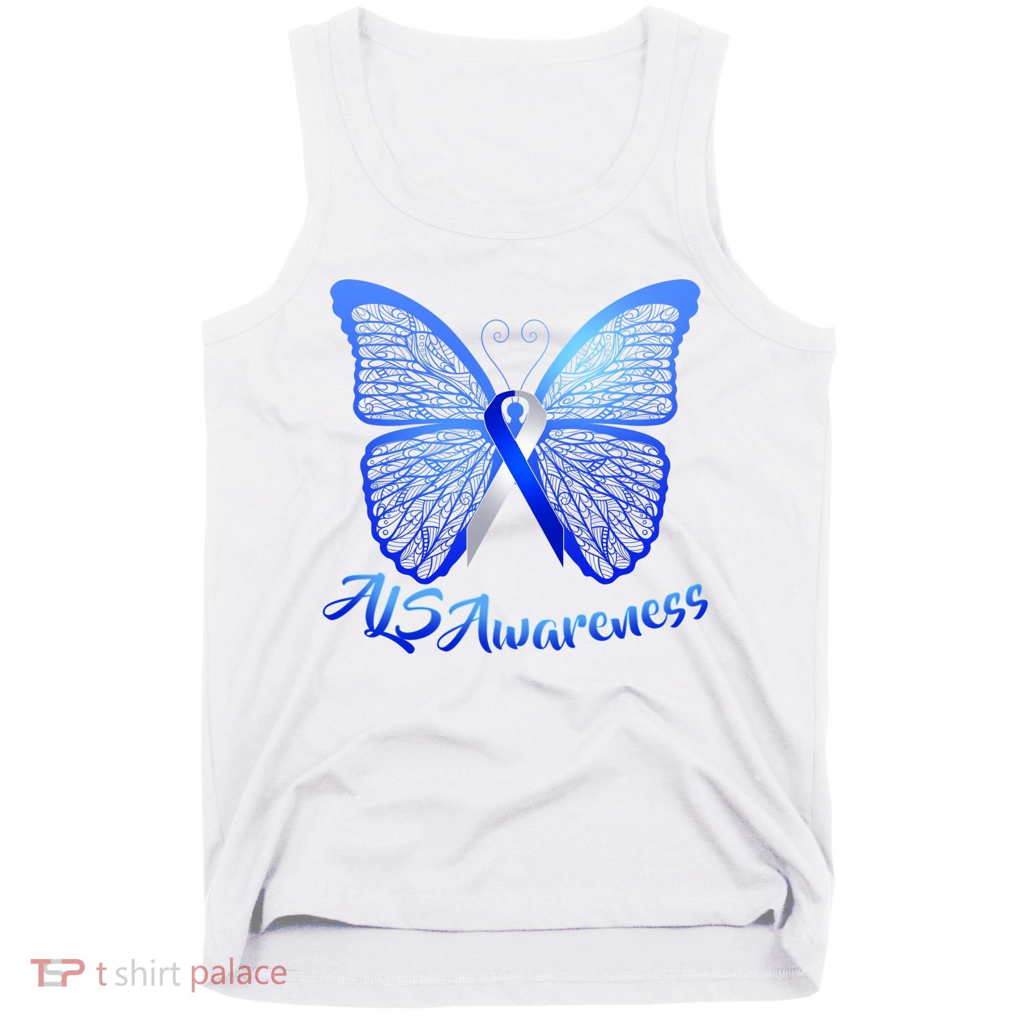 ALS Awareness Butterfly Tank Top