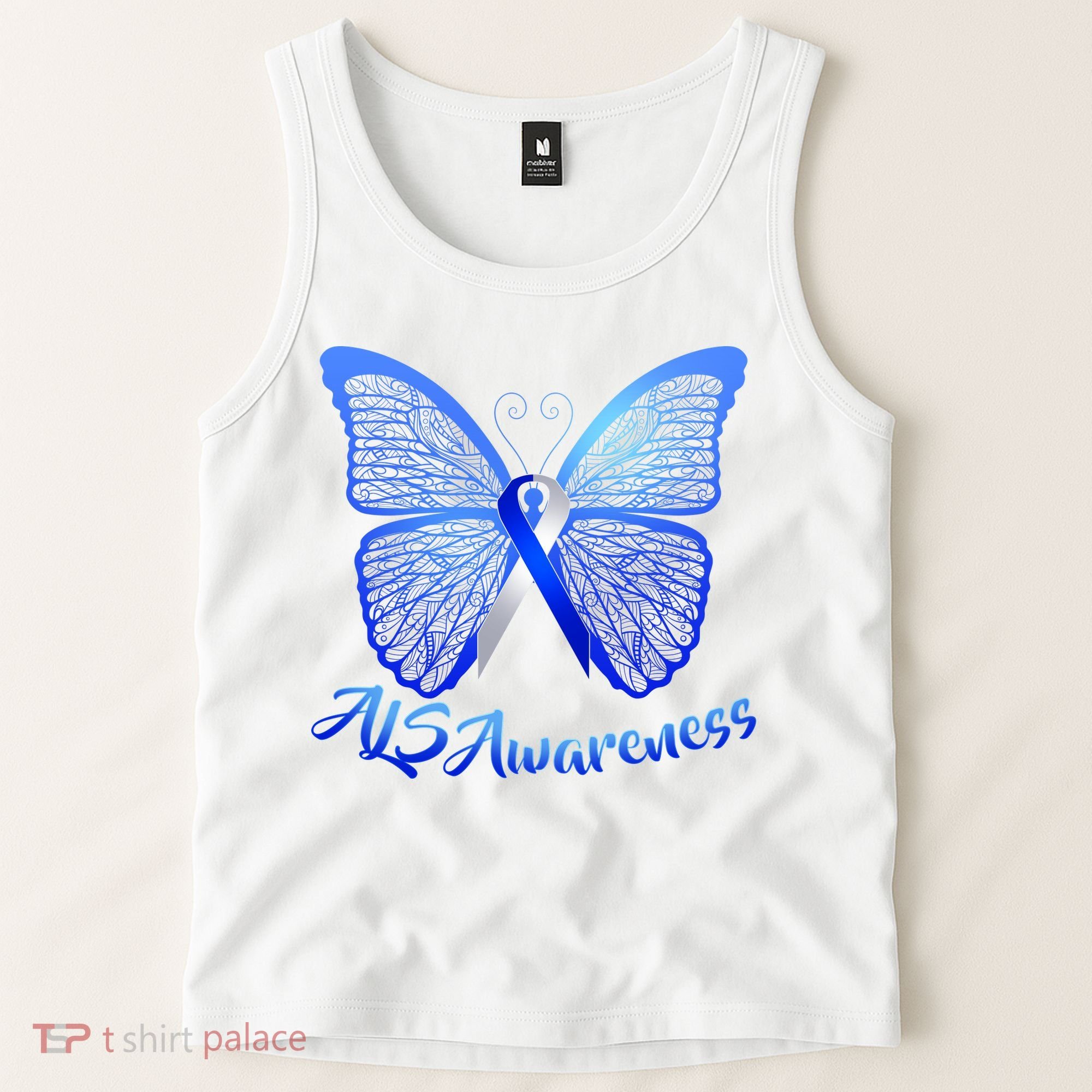 ALS Awareness Butterfly Tank Top