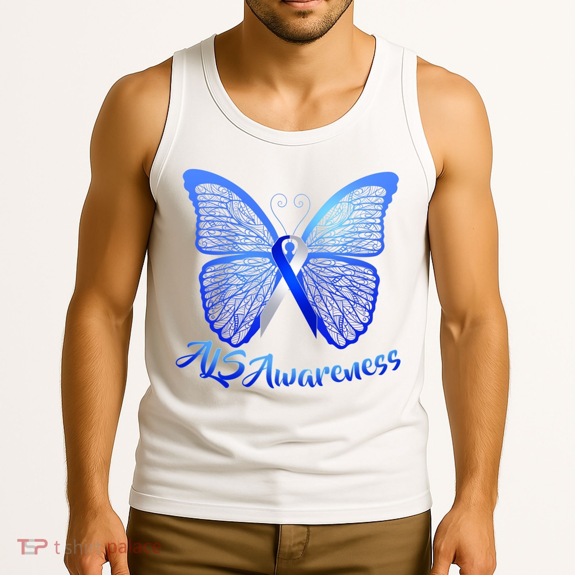 ALS Awareness Butterfly Tank Top