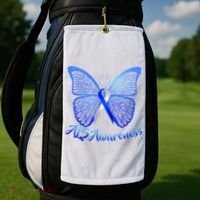 ALS Awareness Butterfly Golf Towel thumb 2