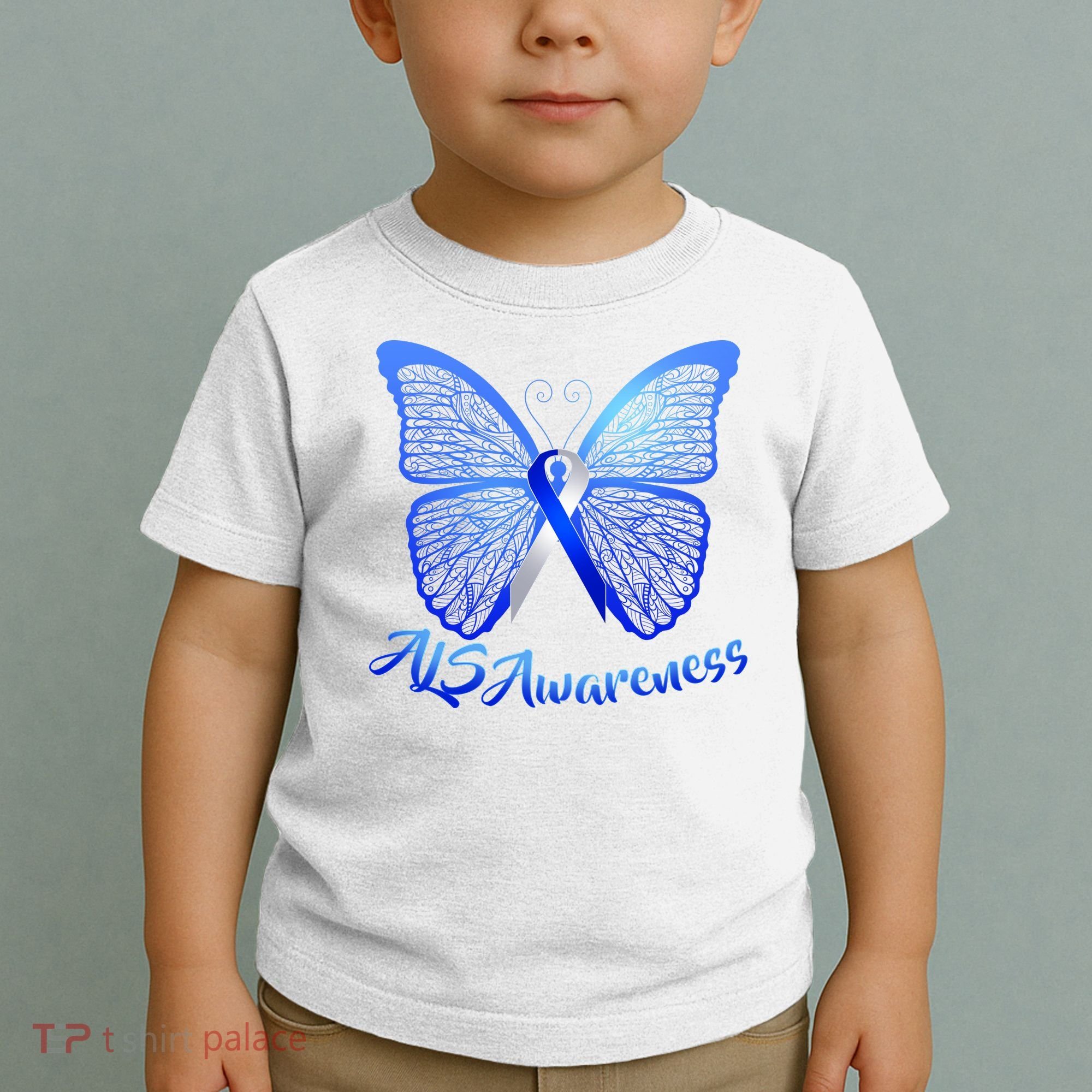 ALS Awareness Butterfly Toddler T-Shirt