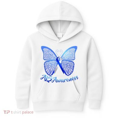 ALS Awareness Butterfly Kids Hoodie
