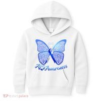 ALS Awareness Butterfly Kids Hoodie thumb 0