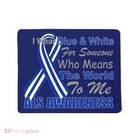 ALS Awareness Mean The World Mousepad thumb 0