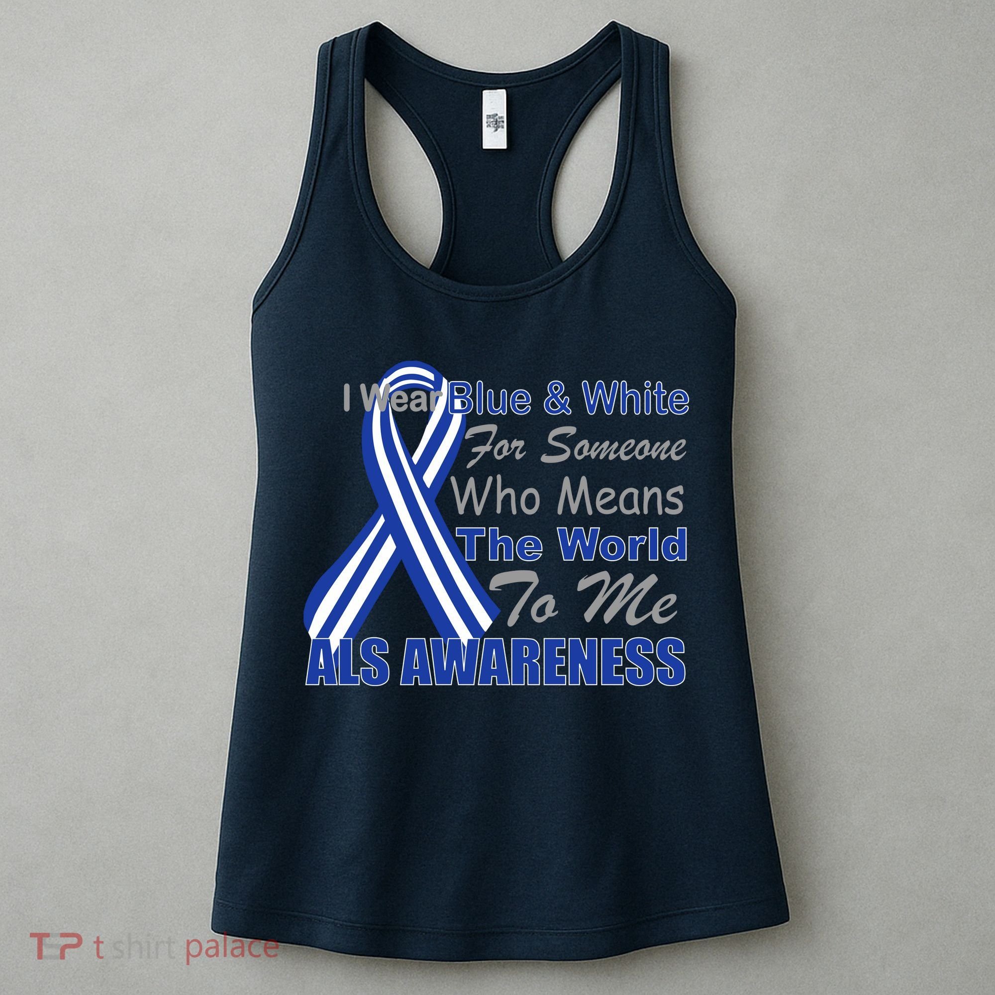 ALS Awareness Mean The World Women's Tank Top
