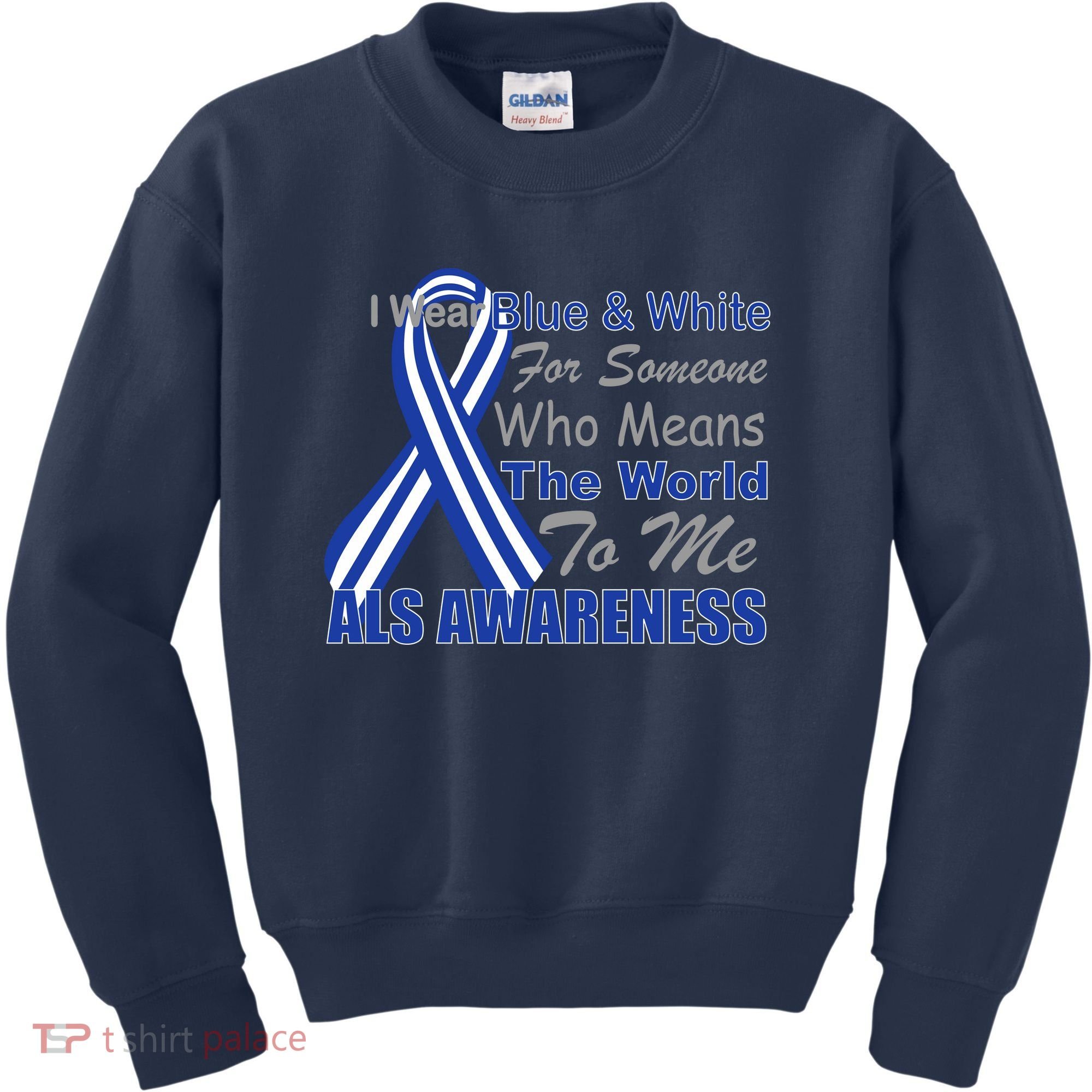 ALS Awareness Mean The World Kids Sweatshirt