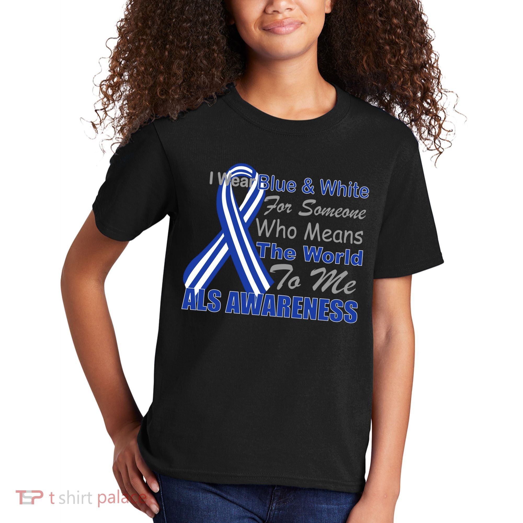 ALS Awareness Mean The World Kids T-Shirt
