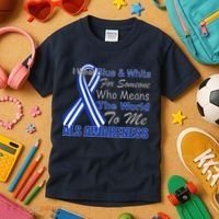 ALS Awareness Mean The World Kids T-Shirt thumb 3