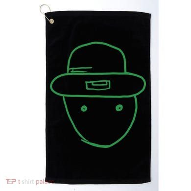 Amateur Leprechaun Sketch Golf Towel