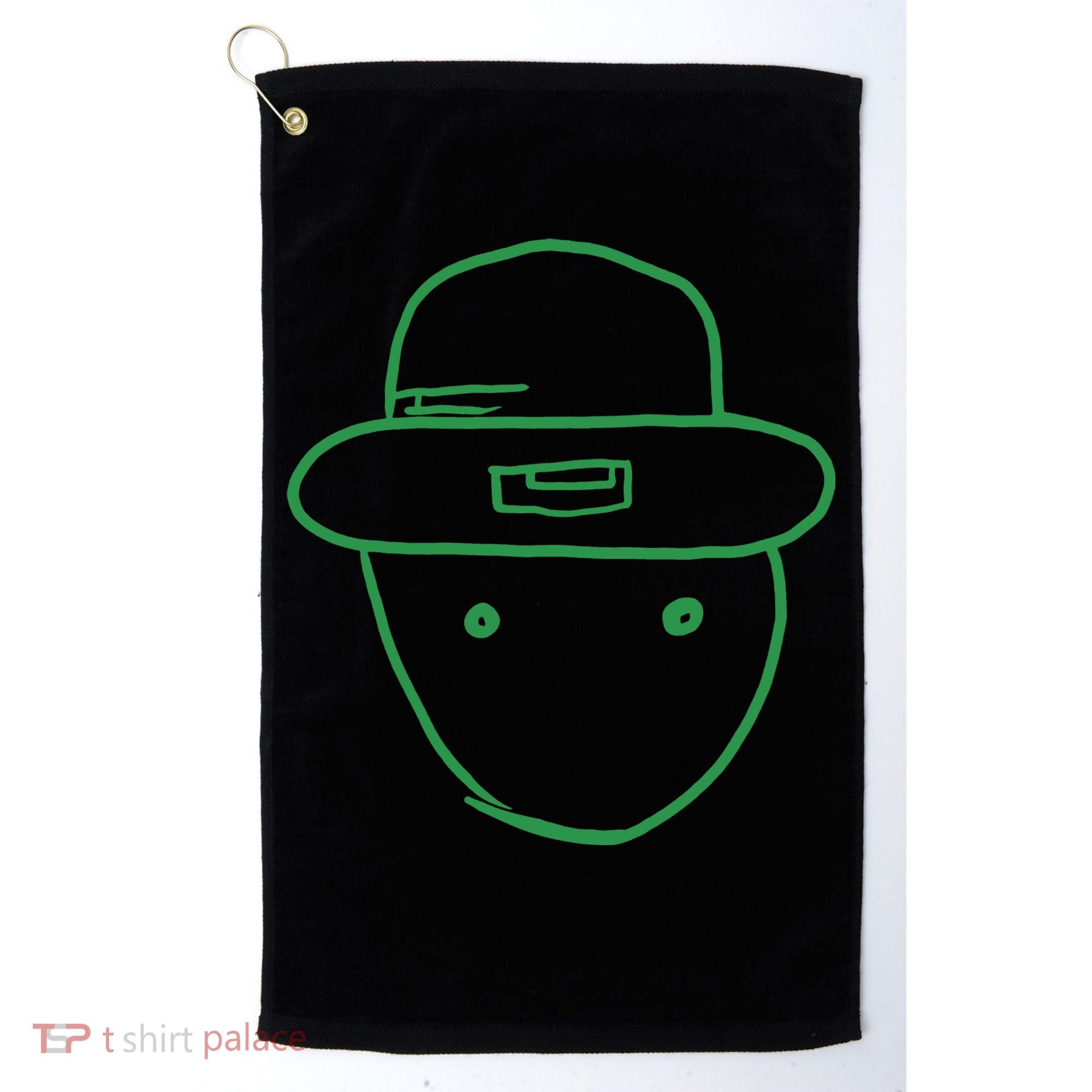Amateur Leprechaun Sketch Golf Towel