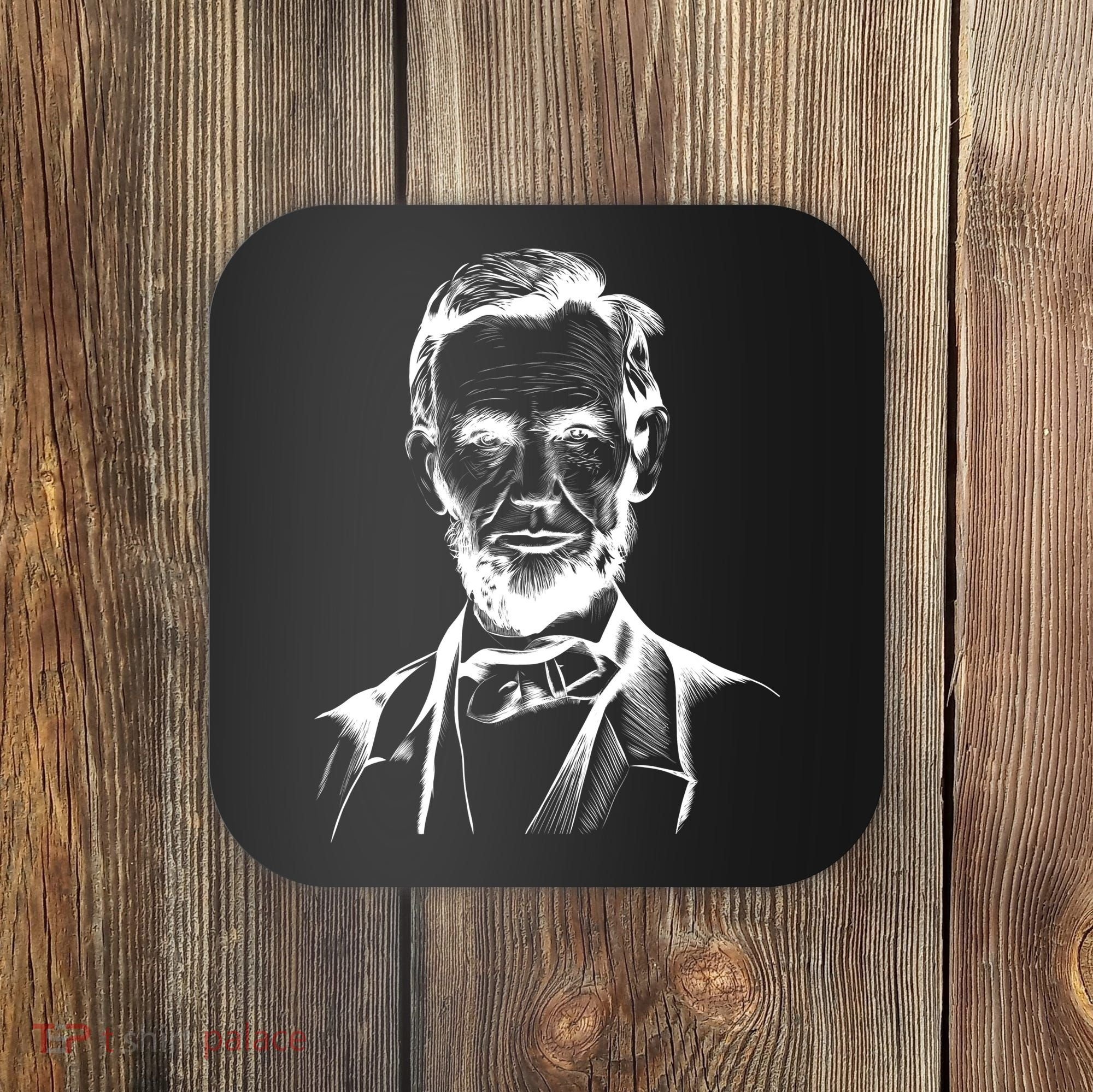 Abraham Lincoln Sketch Coaster
