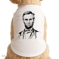 Abraham Lincoln Sketch Doggie Tank thumb 0
