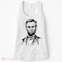 Abraham Lincoln Sketch Women's Tank Top thumb 0