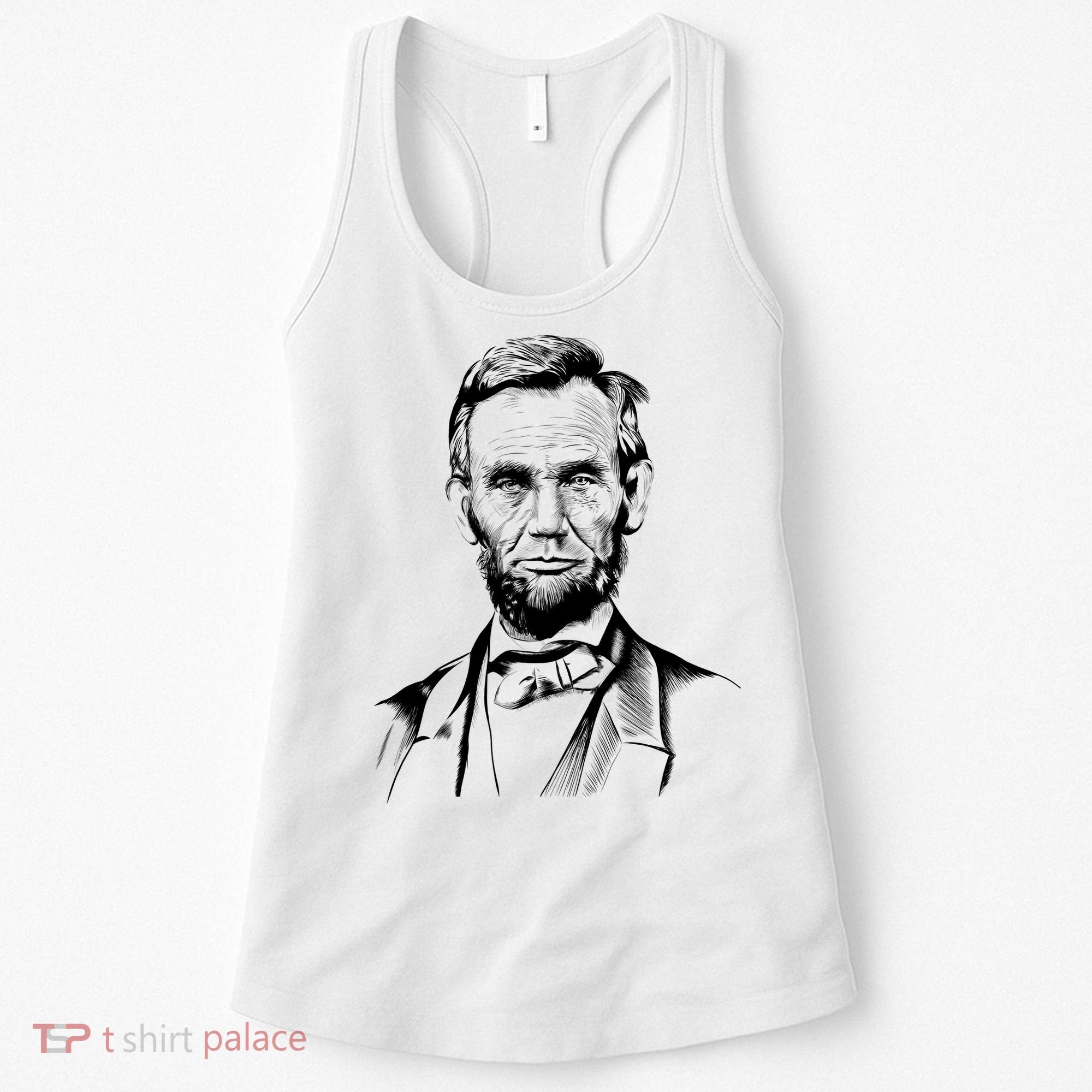 Abraham Lincoln Sketch Women's Tank Top