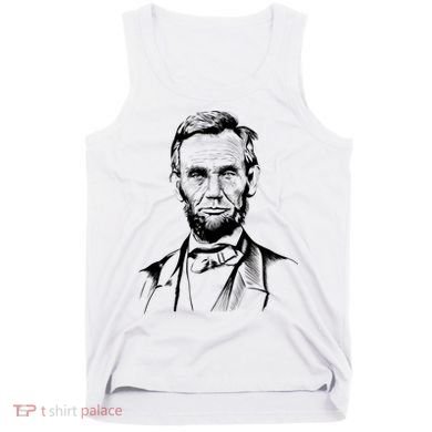 Abraham Lincoln Sketch Tank Top