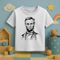 Abraham Lincoln Sketch Toddler T-Shirt thumb 3