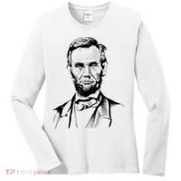 Abraham Lincoln Sketch Women's Long Sleeve Shirt thumb 0