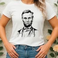 Abraham Lincoln Sketch Women's T-Shirt thumb 2