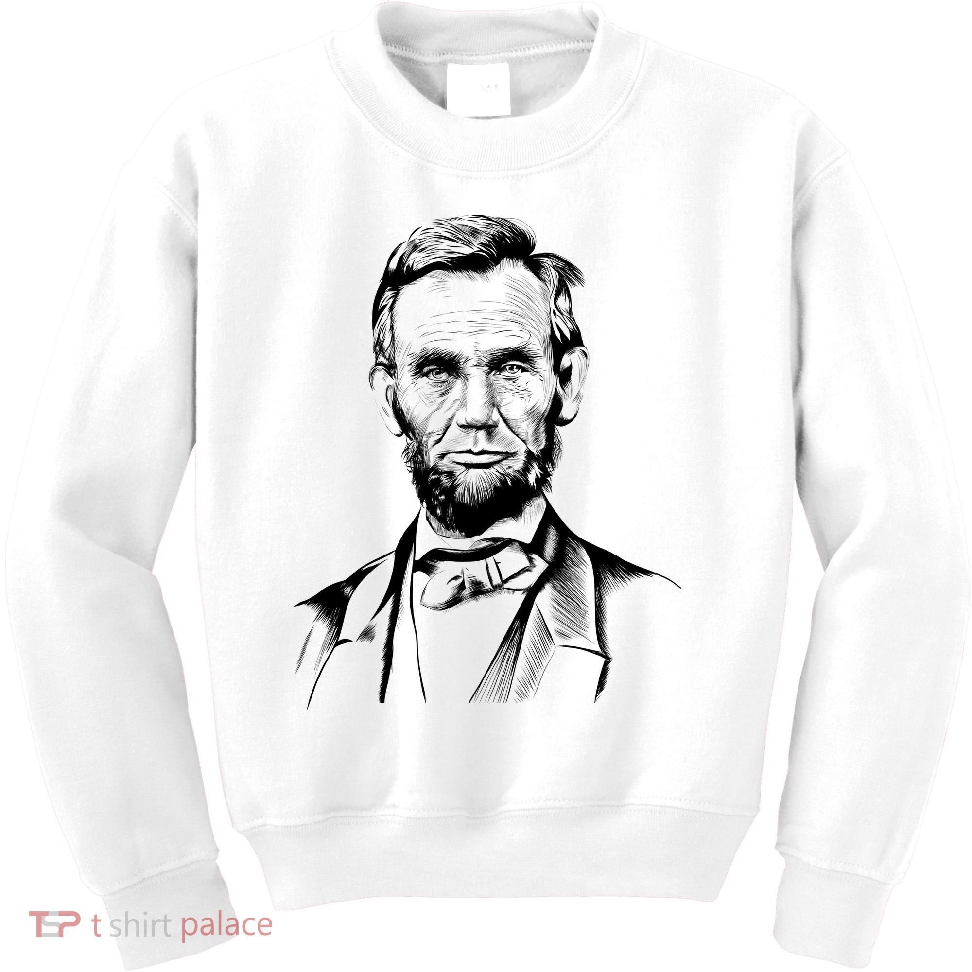 Abraham Lincoln Sketch Kids Sweatshirt