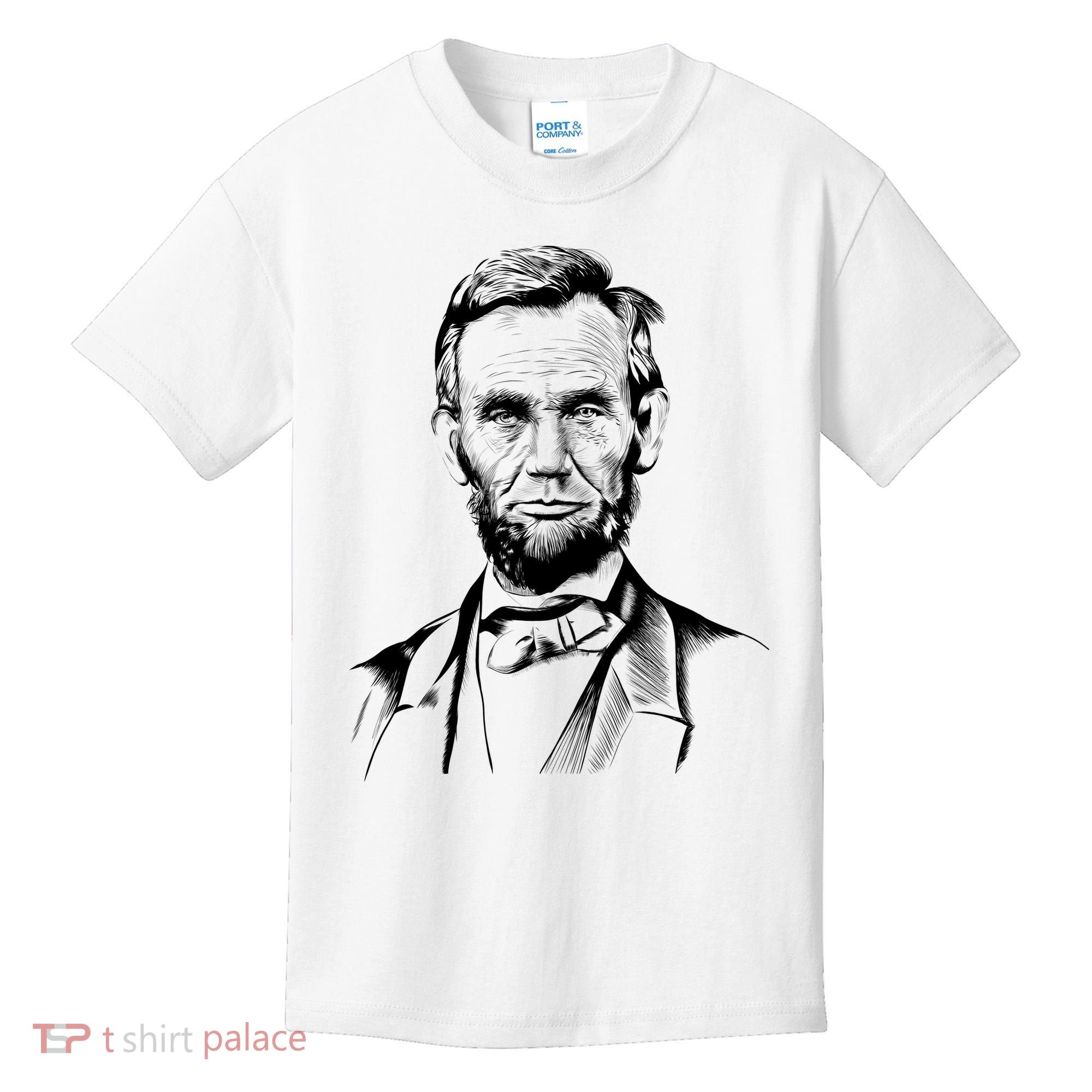 Abraham Lincoln Sketch Kids T-Shirt