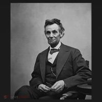 Abraham Lincoln Seated And Holding His Spectacles And A Pencil On Feb 1865 Women's Hoodie thumb 2