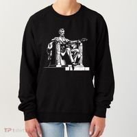Abraham Lincoln Statue Playing Electric Guitar Funny Women's Sweatshirt thumb 0