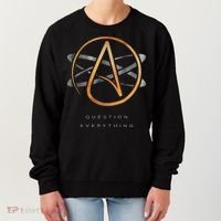 Atheist Logo Science Atom Symbol Question Everything Women's Sweatshirt thumb 0