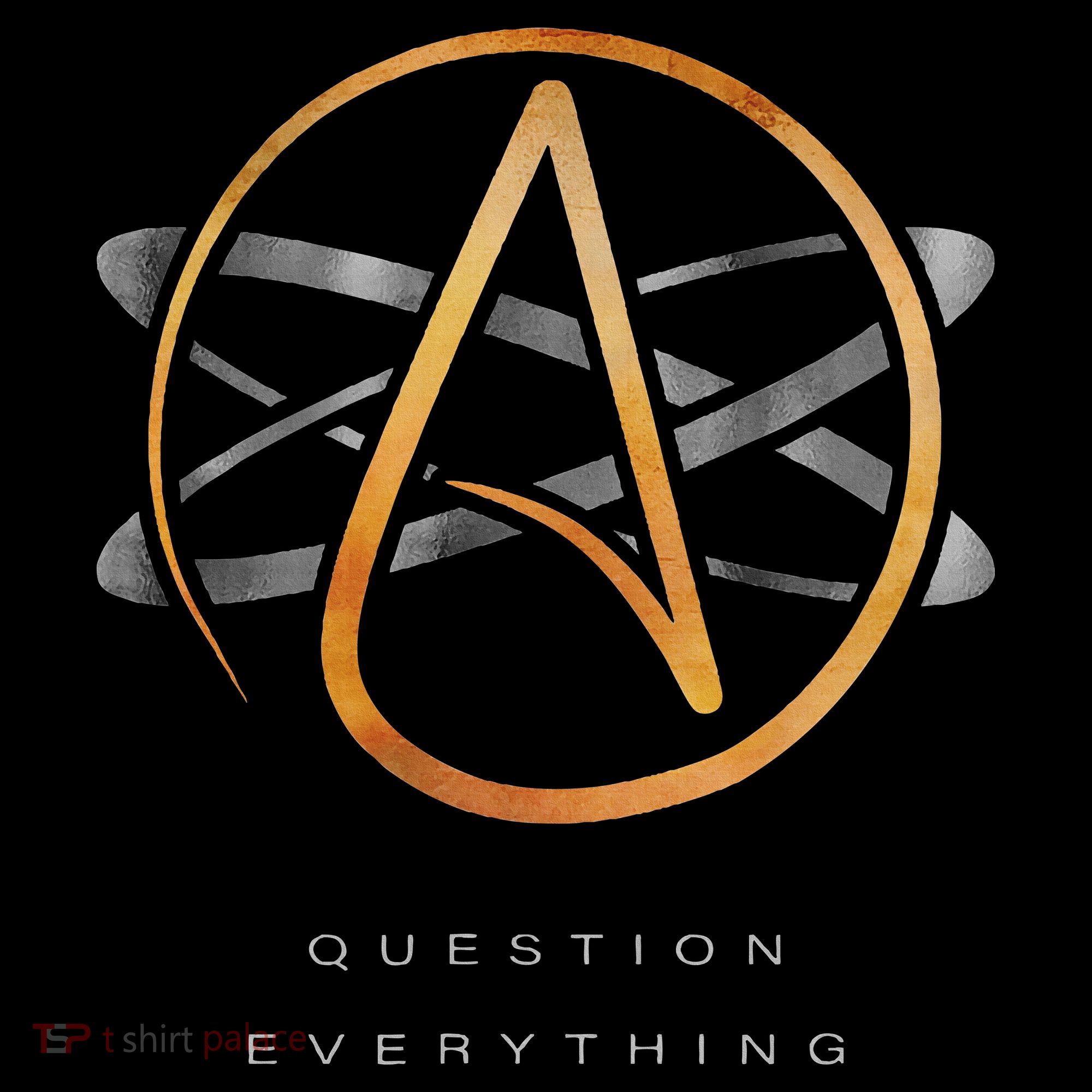 Atheist Logo Science Atom Symbol Question Everything Bucket Hat