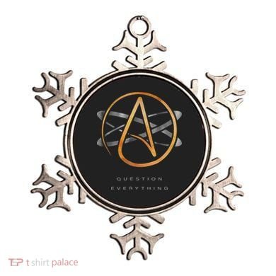 Atheist Logo Science Atom Symbol Question Everything Ornament
