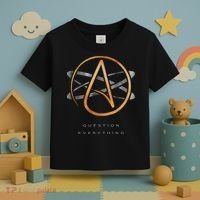 Atheist Logo Science Atom Symbol Question Everything Toddler T-Shirt thumb 3
